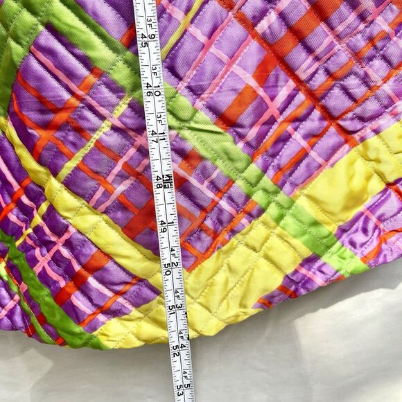 VTG VAN RAALTE 60s TO 70S Quilted‎ House Coat Robe Dressing Gown Sz 8 - Picture 11 of 11